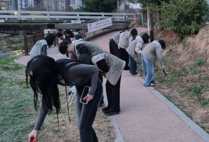 방사선학과, 환경정화 봉사활동 실시 첨부 이미지